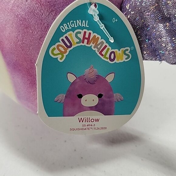 Squishmallow Willow Tie Dye 5" Pegasus NWT - Picture 5 of 11